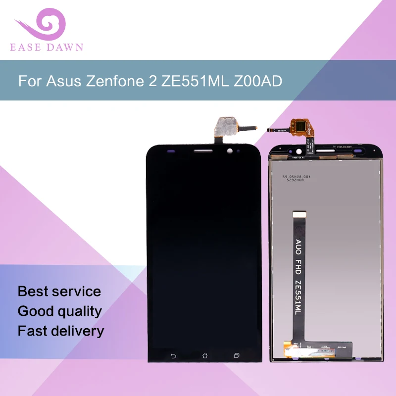 Для Asus Zenfone 2 ZE551ML Z00AD LCD IPS дисплей ЖК экран + сенсорная панель дигитайзер сборка для