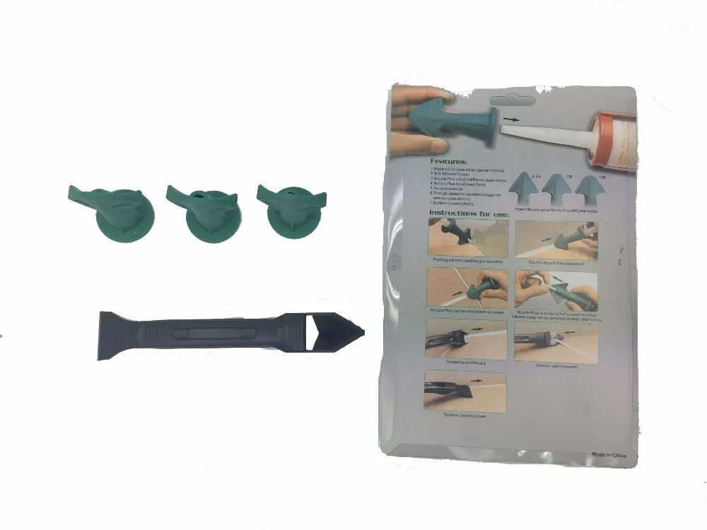 Многофункциональный силиконовый герметик скребок и шпатель сопло плюс Тип (BC