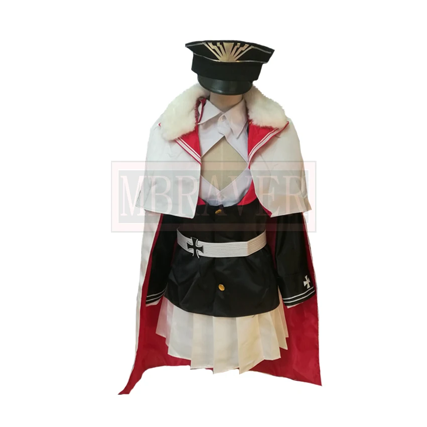 Azur Lane граф Zeppelin включают шляпу Косплэй костюм костюмы для хеллоуина наряд