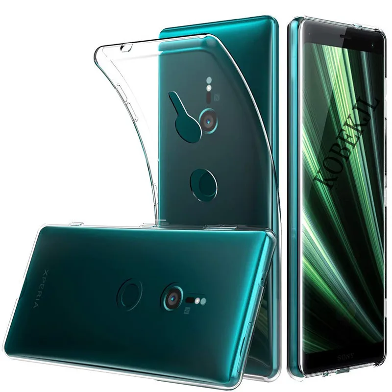 Чехол для Sony Xperia XZ3 чехол Мягкая силиконовая задняя крышка из ТПУ телефона XZ 3 Dual