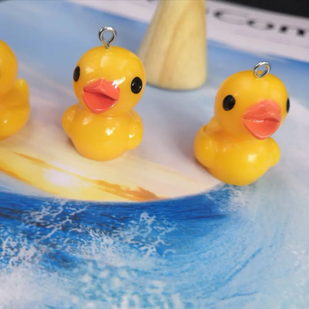 40 шт./лот Diy изделия для изготовления ювелирных изделий милая маленькая Желтая