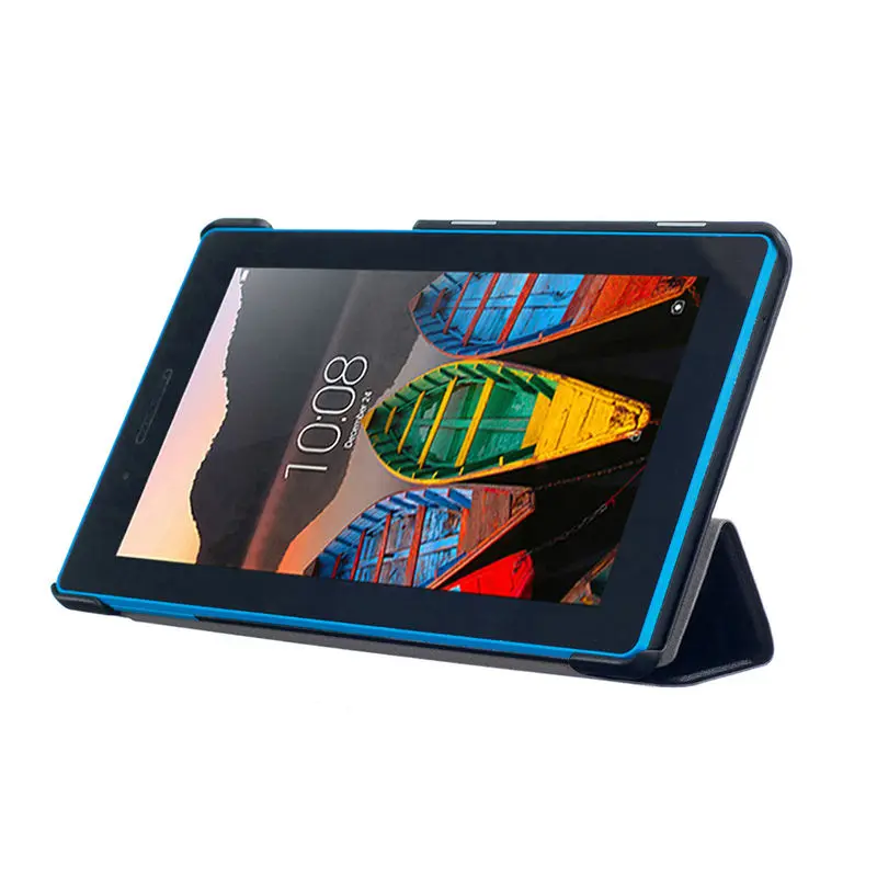 Чехол для Lenovo TAB3 Tab 3 7 730 F 730x M смарт Защитная крышка Планшеты tb3 м х &quotPU Protector|cover