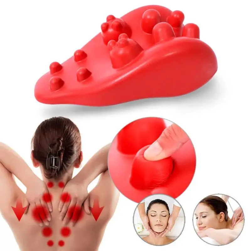 1 шт массажер для шеи подушку боли назад здоровья плеч снять двойной триггерный