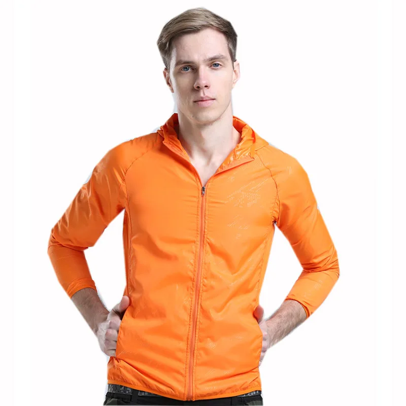 Мужские куртки для активного отдыха спортивные из кожи с защитой от солнца