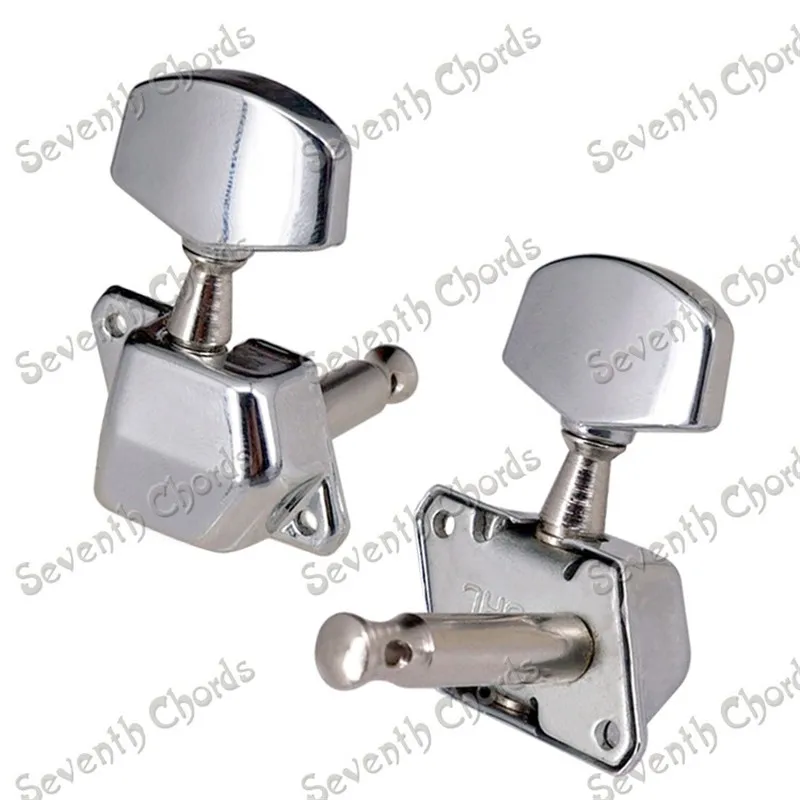 6 шт. колышки для настройки хромированные струнные тюнеры головки машинки