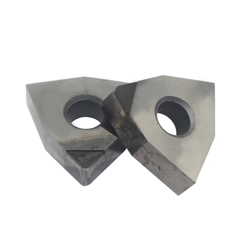 

2PCS WNMA080408 CBN Carbide cutting tools cutter for cast polycrystalline diamond material turning blade high quality