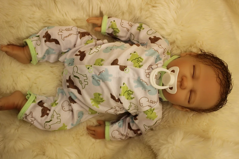 Реалистичные силиконовые куклы Rebon для новорожденных девочек 50 см|boneca reborn|doll