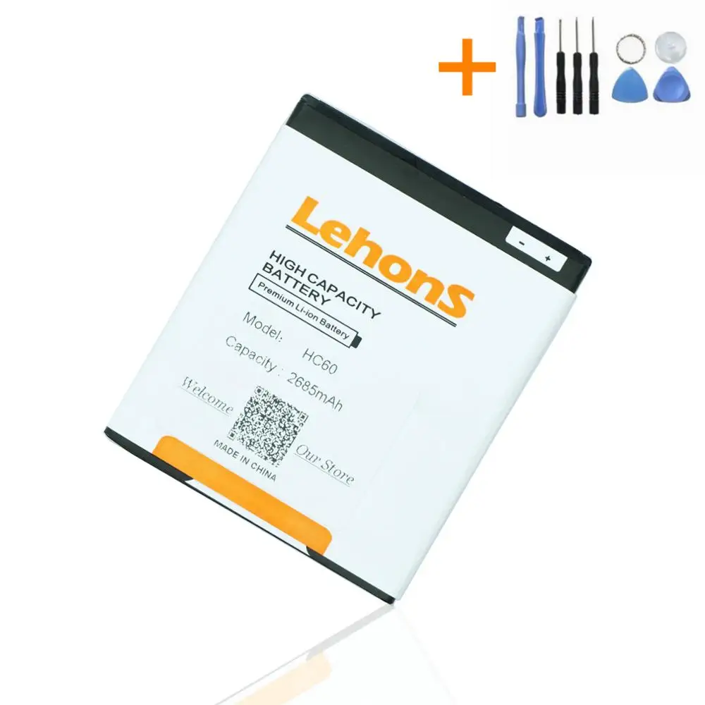 Аккумуляторные батареи LehonS HC60 для Moto C Plus Dual SIM XT1725 XT1723 XT1724 2800 мАч 10 6 Вт/ч 60 г с