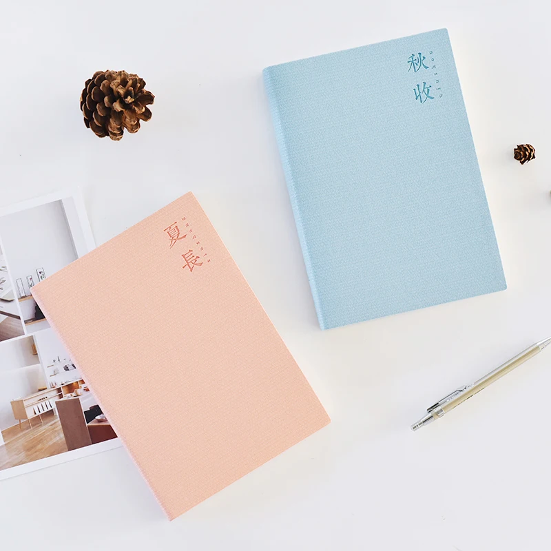 Notepad creative leather notepad minimalist student diary a5 lined book | Канцтовары для офиса и дома