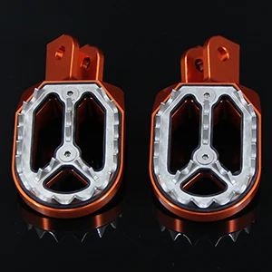 Orange CNC Алюминиевые мотоциклетные подставки для ног Подножки для Honda CRF230 CRF 230 2003-2009 2004 2005 2006 2007 2008 - Цвет: Orange