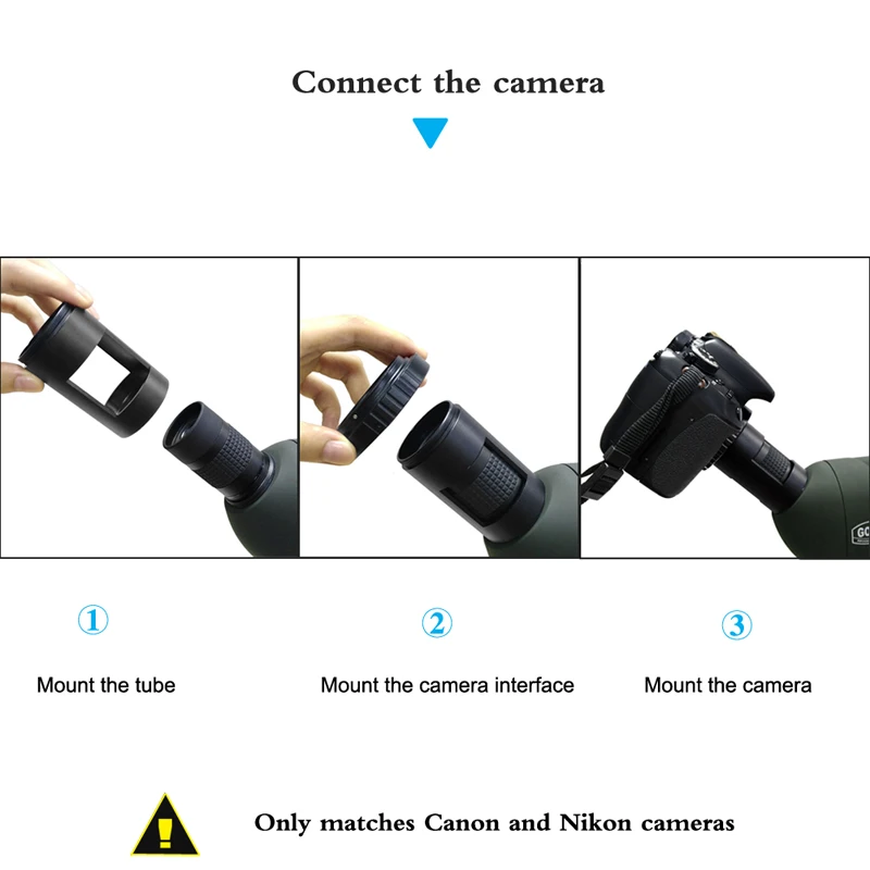

20-60x60 Monocular Telescope HD Outdoor Spotting Scope Zoom with Angled Eyepiece Low Light Night Vision Scope HT38-0008