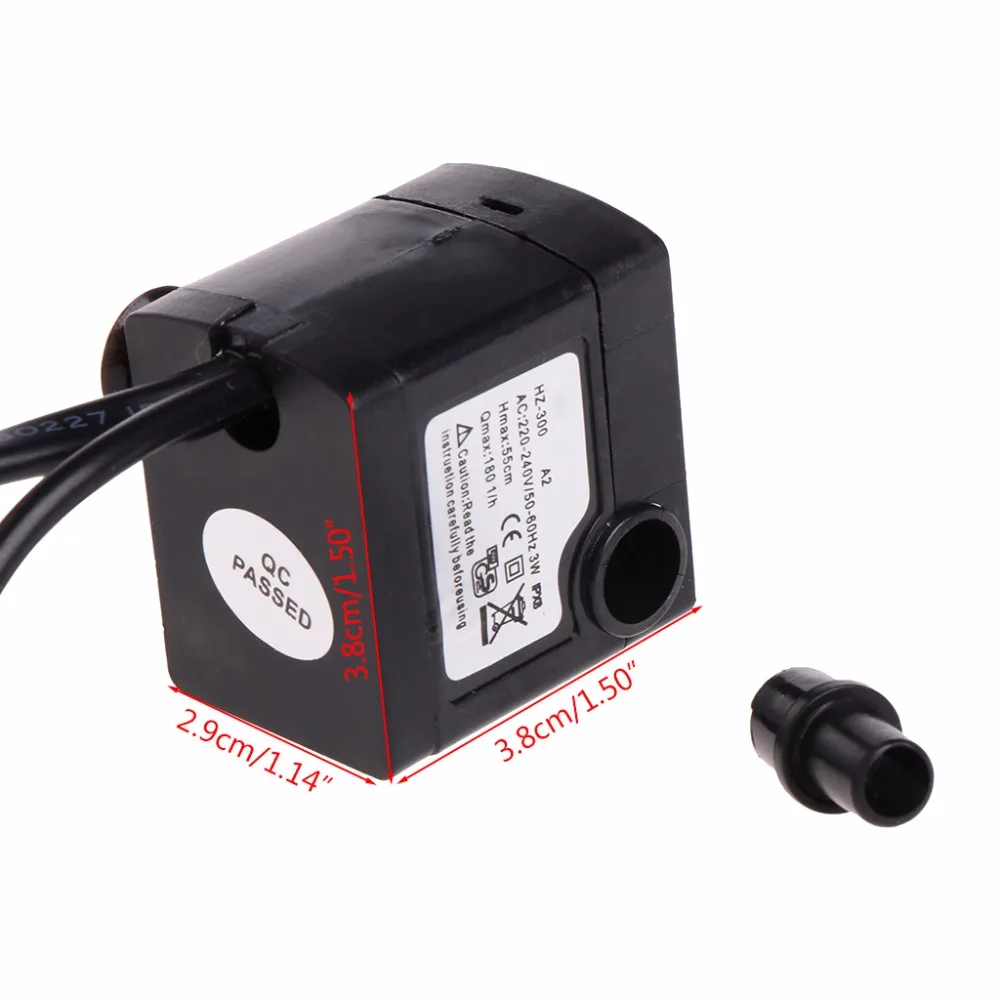 AC 220 В 5 Вт погружной водяной насос led аквариум фонтан Пруд Танк ЕС Plug