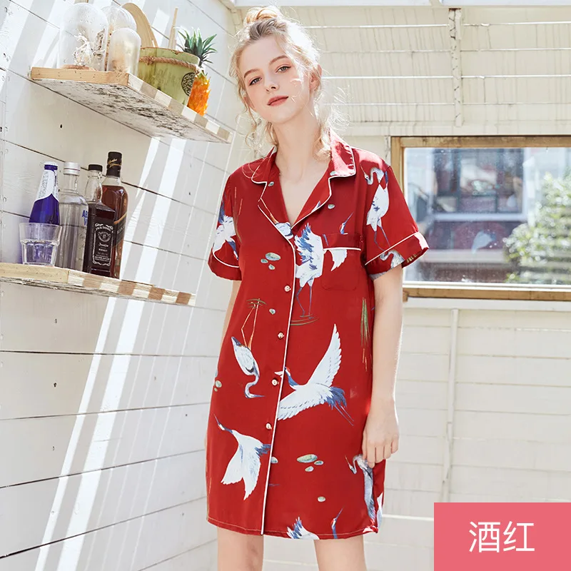 Новинка летнее кимоно халат женский банный из искусственного шелка Yukata ночная