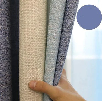 color 1 cloth Радужные полосатые шторы для спальни простые современные средиземноморские градиентные хлопковые льняные романтические оконные шторы P109C - Цвет: color 1 cloth