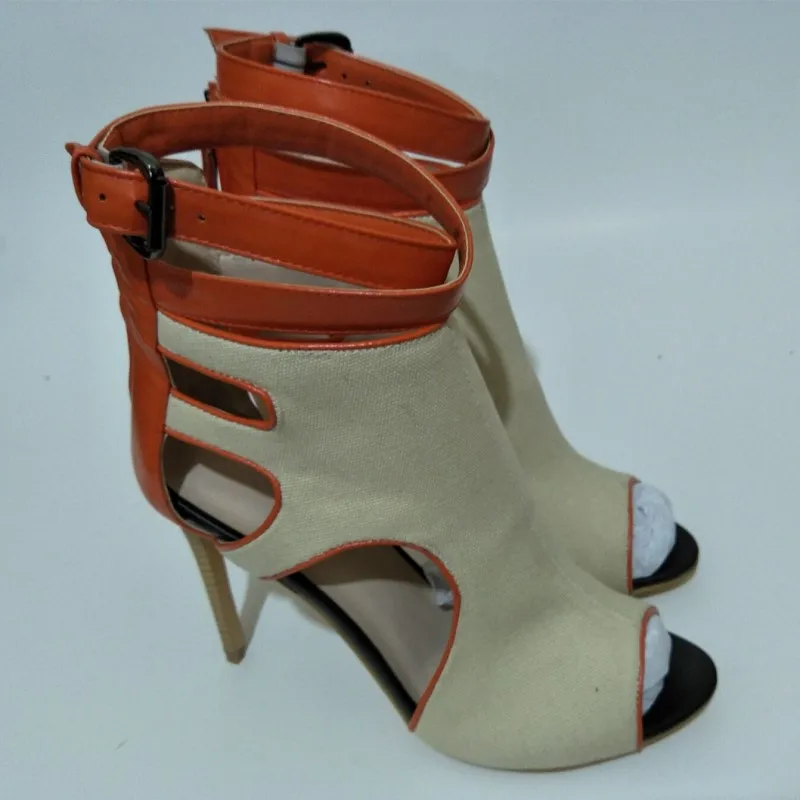 SHOFOO/Элегантная модная обувь; ; кожа; босоножки на высоком каблуке 11; женские босоножки. Размер: 34-45