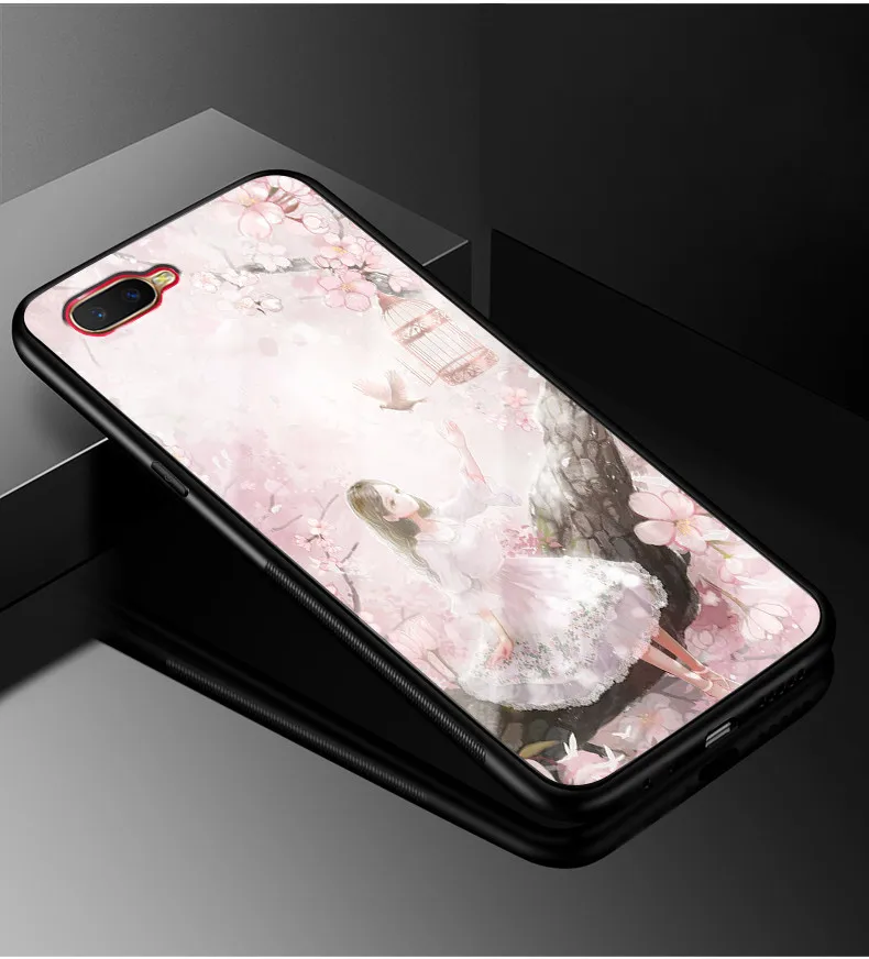 Для Coque Oppo RX17 Neo чехол из закаленного стекла твердая задняя крышка для OPPO RX17 Neo CPH1893 RX17Neo RX 17 Neo чехол силиконовый бампер