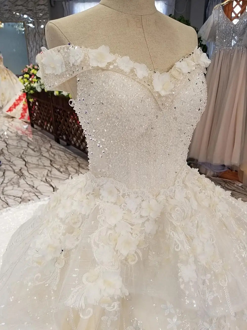37741 сексуальное свадебное платье из муслина облегающее Пышное Бальное Платье с