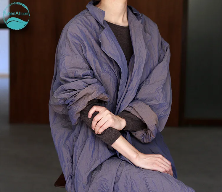 LinenAll/оригинальный женский осенне-зимний сверхплотный двухслойный костюм из 100%