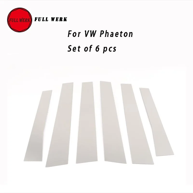 Набор из 6 стикеров нержавеющей стали для стайлинга автомобиля наклейка на окно