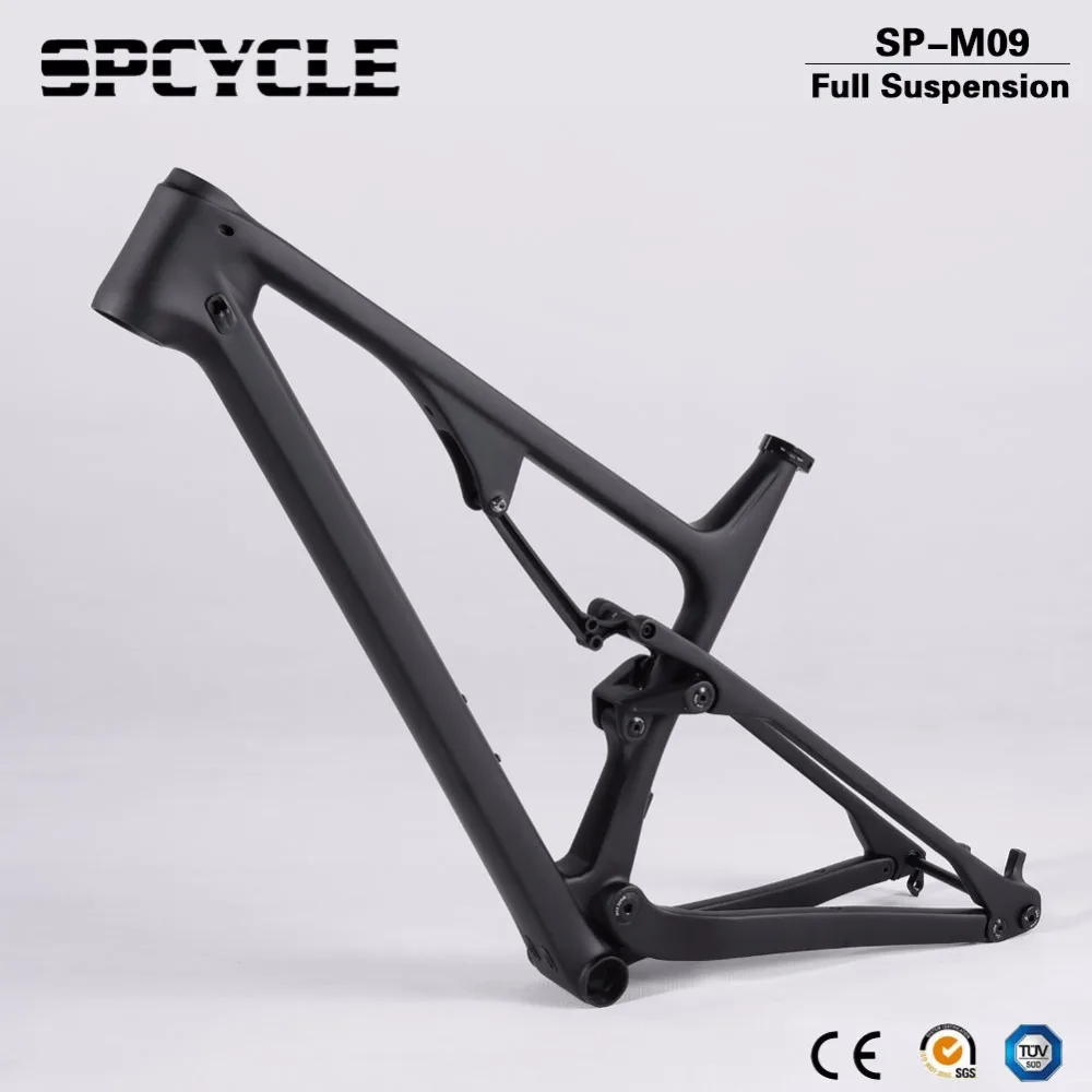 Карбоновая полная подвеска Spcycle 148*12 мм Boost 27.5er 29er XC карбоновая рама для горного