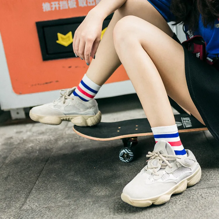 10 пар хлопковые носки в полоску для мужчин и женщин | Мужская одежда