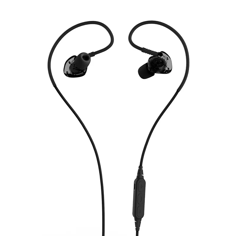 Оригинальные PLEXTONE BX240 беспроводные Bluetooth наушники IPX5 водонепроницаемые спортивные стерео с микрофоном для iPhone samsung Xiaomi huawei - Цвет: black