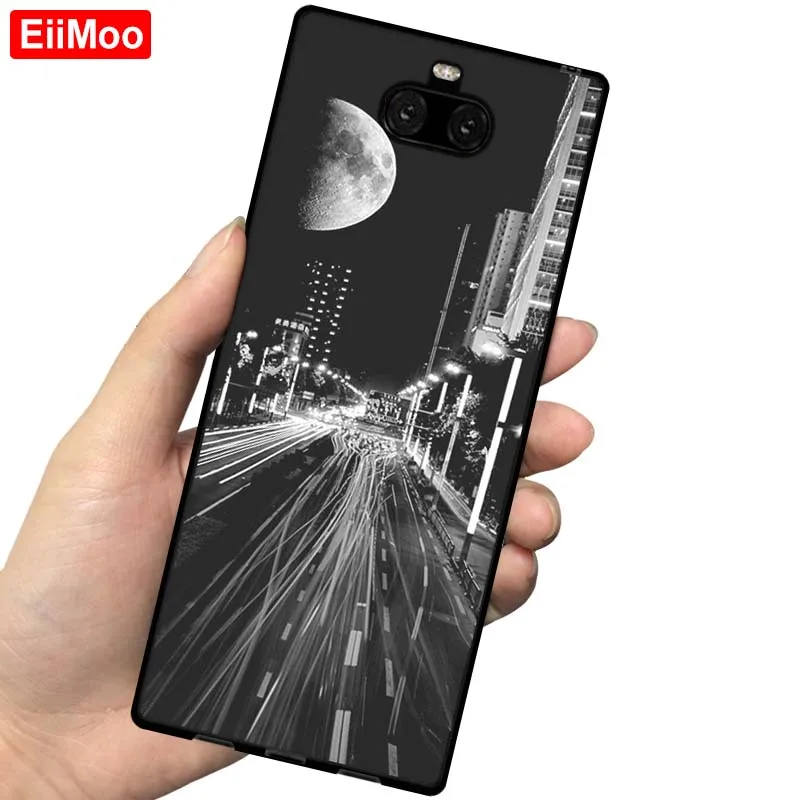 23 EiiMoo силиконовый чехол-накладка для sony Xperia 10 Plus, матовый тонкий мягкий ТПУ чехол-накладка для sony Xperia 10, чехол-накладка - Цвет: 23