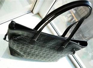 2015 spring punk fashion skull print women shoulder bag personalized leather designer make up bags bolsos mujer wholesale BH006 | Багаж и