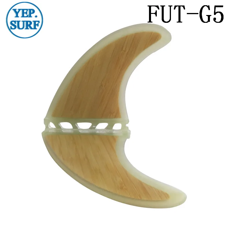 Quilhas Future/FCS G5 прозрачные бамбуковые ласты Бесплатная доставка Future Fin M Размер для