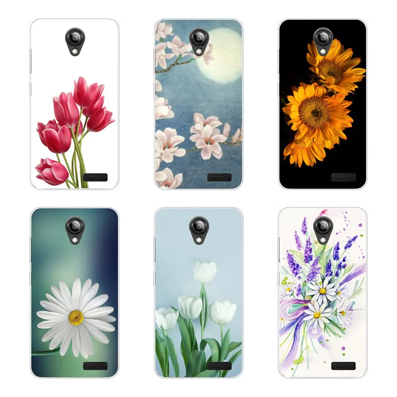lenovo a319 Case Silicon flowers Painting Soft TPU Back Cover for Protect Phone cases shell |