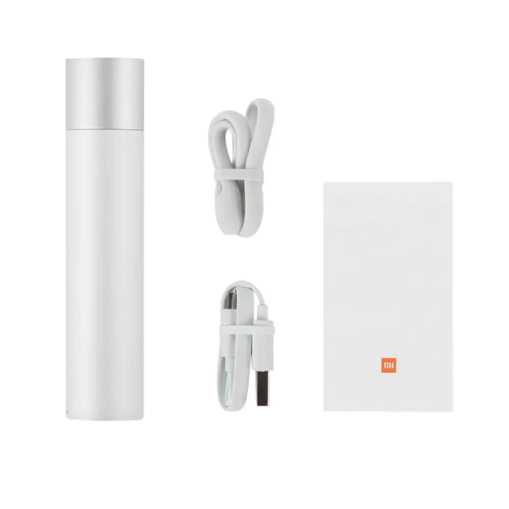 Портативный фонарик Xiaomi, очень простой дизайн, 11 регулируемых режимов яркости, 3350 мАч, литий-ионный аккумулятор, Аварийная зарядка