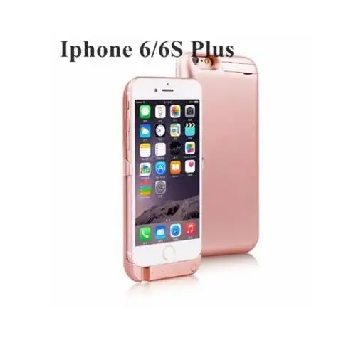 i6plus 6splus rose Беспроводное зарядное устройство на заднюю панель с зажимом для аккумулятора, чехол для телефона 5000 мАч для apple iPhone 5 5S 6 6s 7 6 plus 6G 7 plus 5G 7 plus i6 - Цвет: i6plus 6splus rose