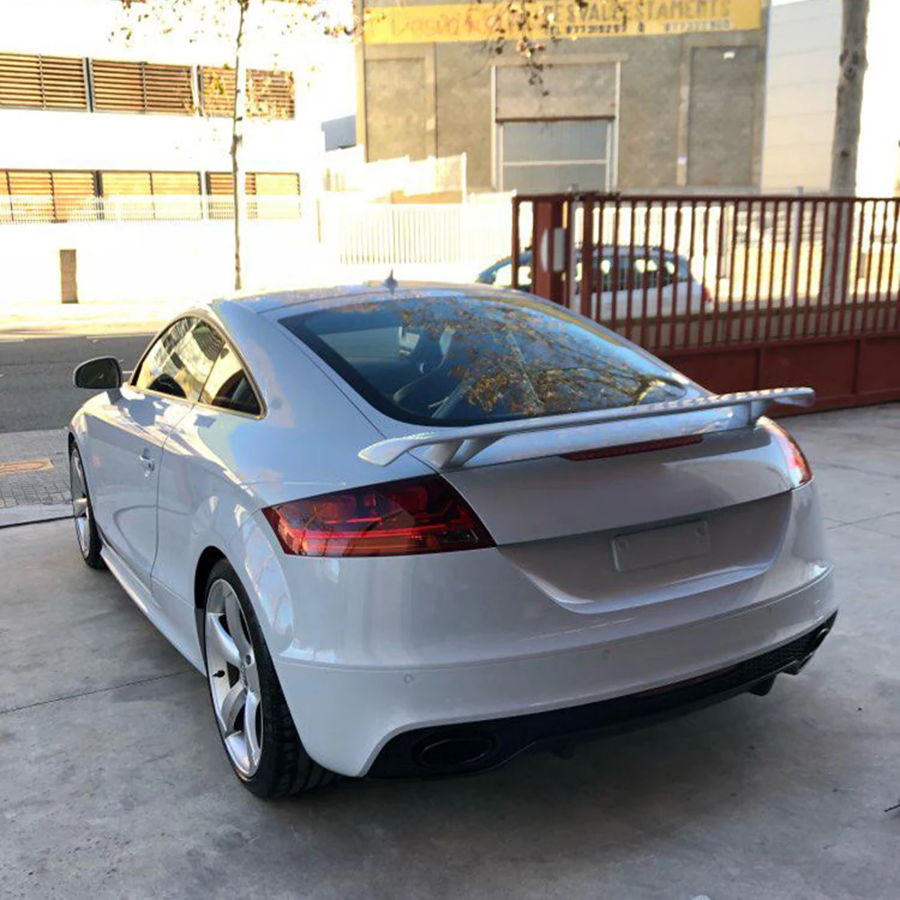 Задний спойлер из углеродного волокна/ФАП для багажника двухуровневый крыло Audi TT
