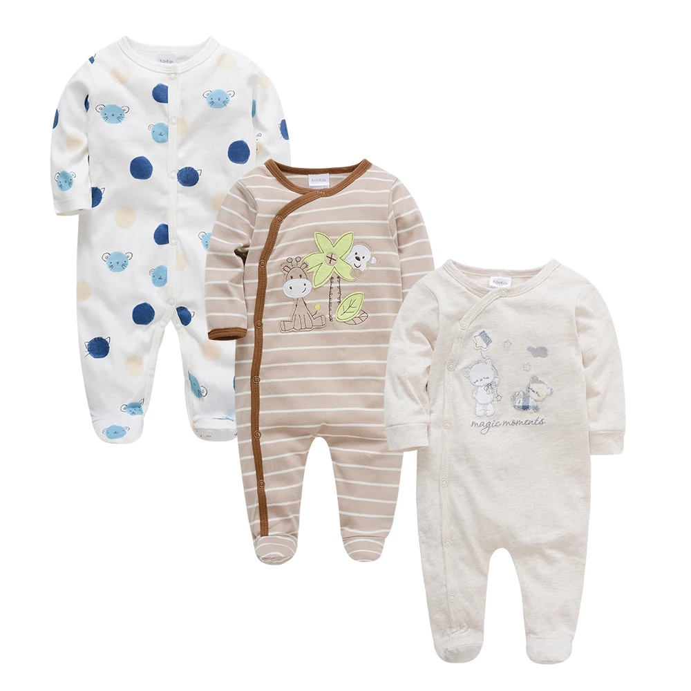 

Kavkas Baby Boy Rompers 3 6 9 12m Full Sleeve Newborn Clothes Set Summer Girl Unicorn Baby Clothing Infant Roupa