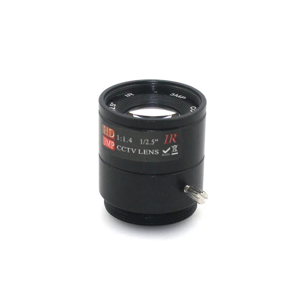 3MP 12 мм CS Объектив 1/2. 5 '⟱.4 фиксированный IR 3 линза CCTV 0 мегапикселей для 720 P/1080 P