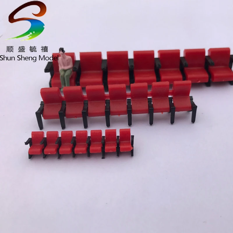Новое поступление модель шкал стулья для кинотеатра 1/75 строительные материалы