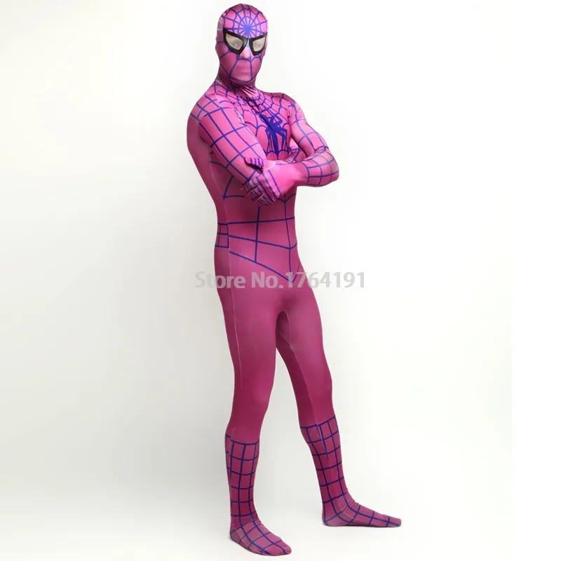 Высокое качество 3D принт лайкра спандекс Человек-паук костюмы для
