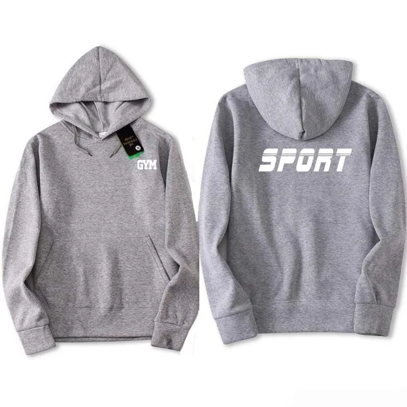 Новинка 2017 года бренд осень-зима Бодибилдинг Толстовки Для мужчин животного