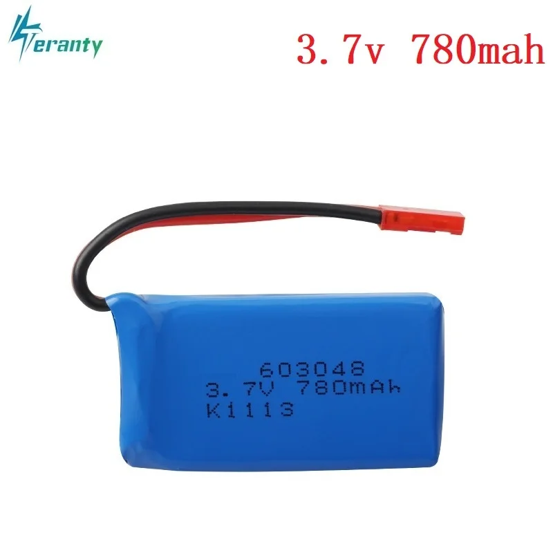 Высокоскоростной Аккумулятор 3,7 в 730 мАч 25c Lipo для WLtoys V626 V636 V686, литий-полимерный аккумулятор для квадрокоптера 3,7 в 730 мАч 603048 Lipo, 1 шт.