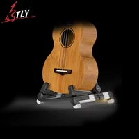 aroma foldable aluminum mini guitar ukulele stand a frame holder bracket mount universal for ukulele violin mandolin 4 colors