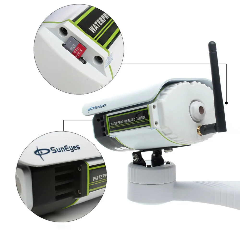 SunEyes SP P1803SW 1080 P панорамирование/наклон ip камера Открытый Беспроводной Full HD с микро