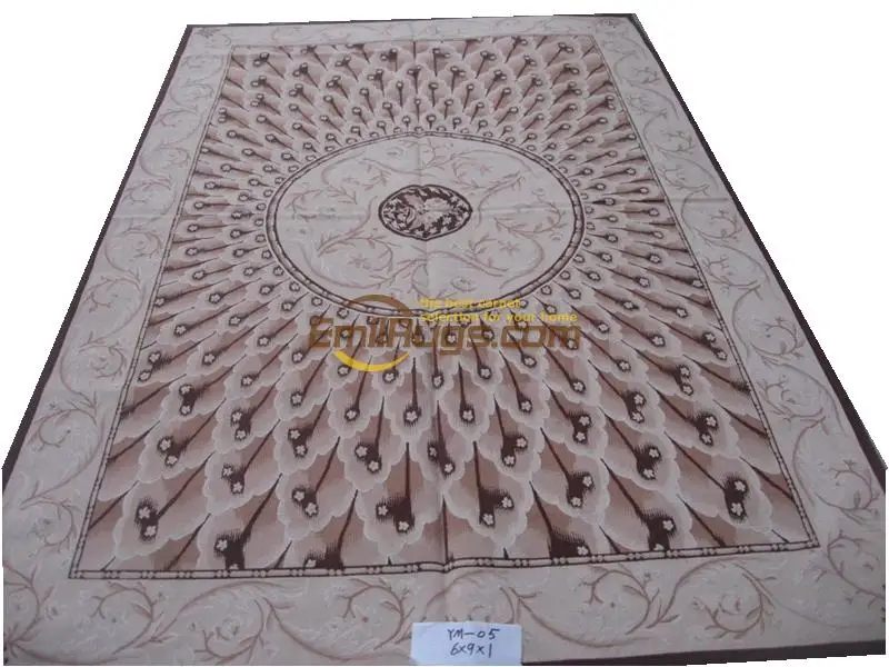 

Aubusson French Carpet Antique French Hand Woven Beautiful Flowers Aubusson Carpet Woven New Listing