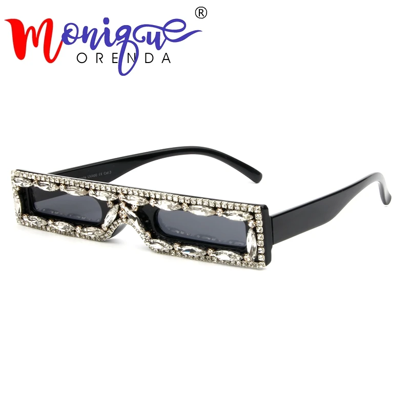 Солнцезащитные очки женские 2018 роскошные солнцезащитные со стразами Винтаж