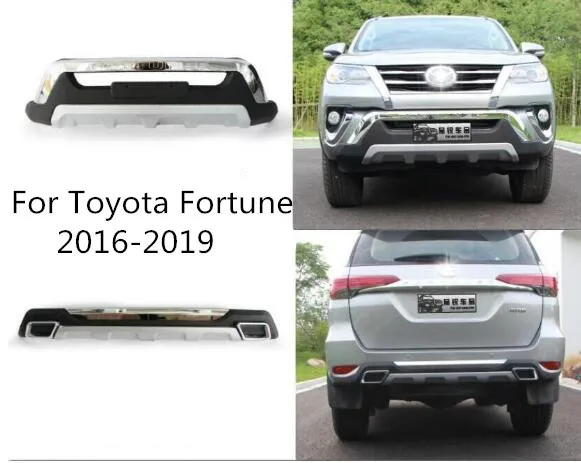 ABS автомобильный Передний + задний бампер диффузор защитная накладка подходит