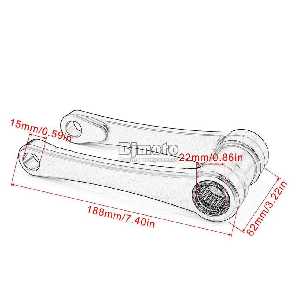 BJ снижение link наборы для KTM SX SXF XC XCF SX-F XC-F 125 150 250 350 450 300 2013 2012 2011
