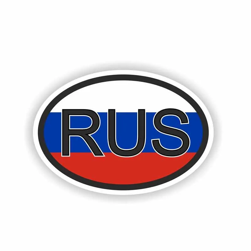 11 6 см * 7 8 креативные автомобильные стикеры Светоотражающие RUS России код страны