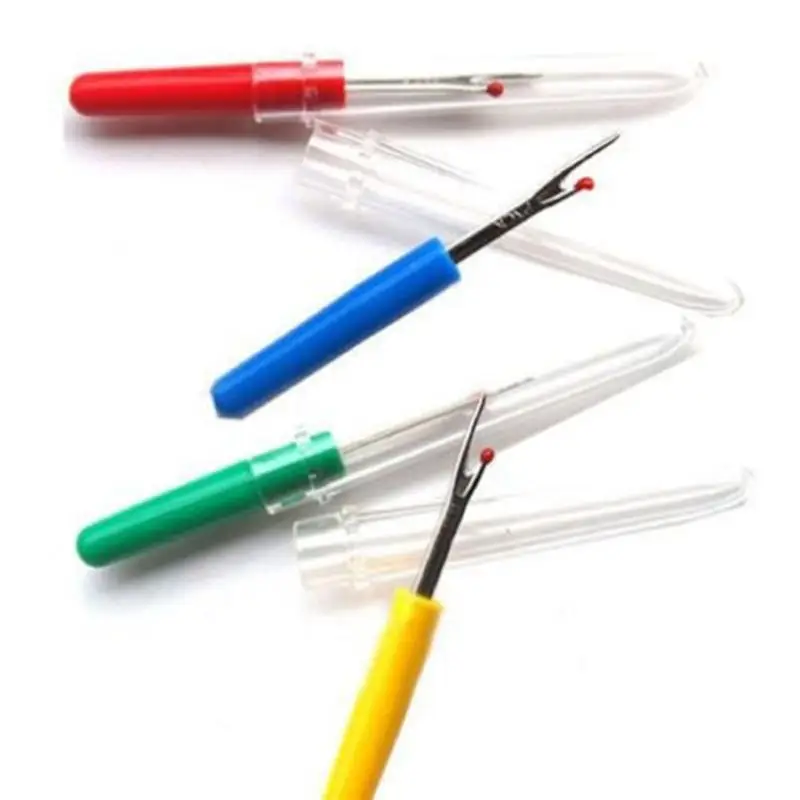 Imixlot 4Pcs Colorful Plastic Handle Craft Thread Cutter Seam Ripper Stitch Unpicker Sewing Tool For Home Supplies | Дом и сад