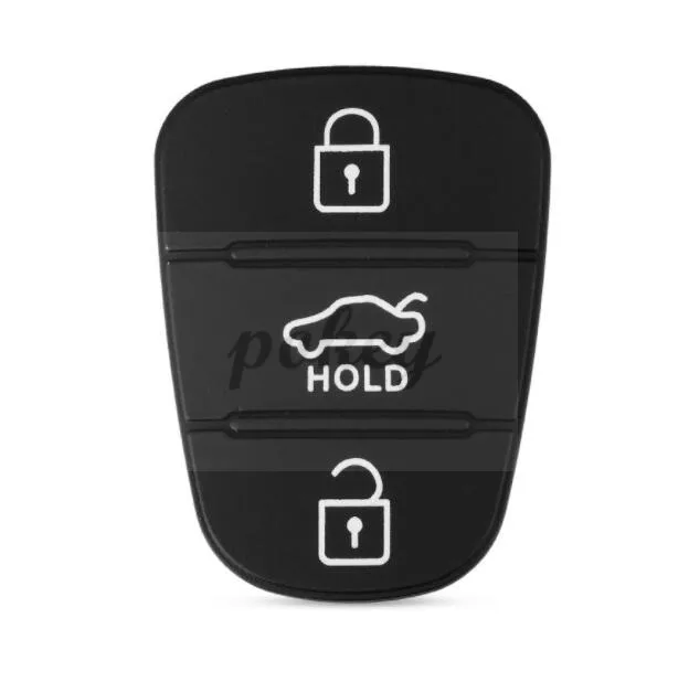 Для Hyundai 3 кнопочный ключ с дистанционным управлением чехол резиновой подкладкой