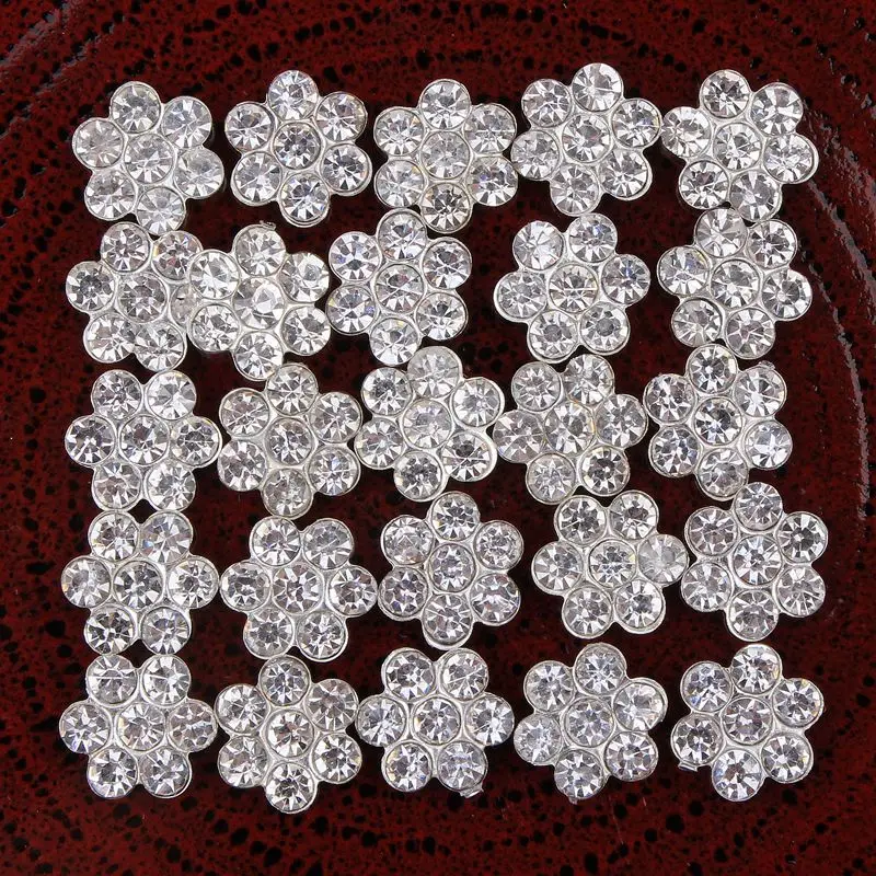 30 шт. металлические декоративные пуговицы с жемчугом|buttons craft supplies|button craftflatback