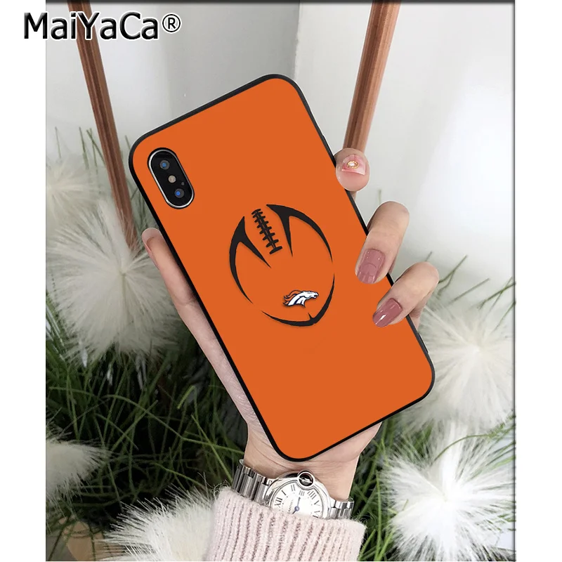 A14 Мягкий силиконовый чехол MaiYaCa Denver Broncos из ТПУ для телефона iPhone 6S 6plus 7 7plus 8 8Plus X Xs MAX 5 5S XR - Цвет: A14